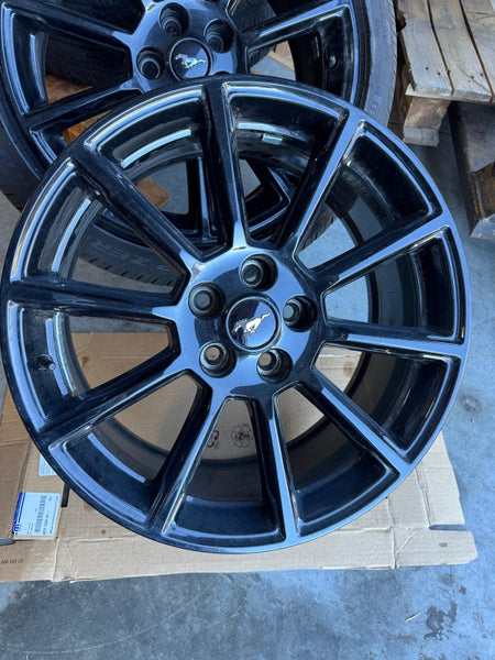 4 Jantes noires 19" pour Mustang 6 2015 à 2024