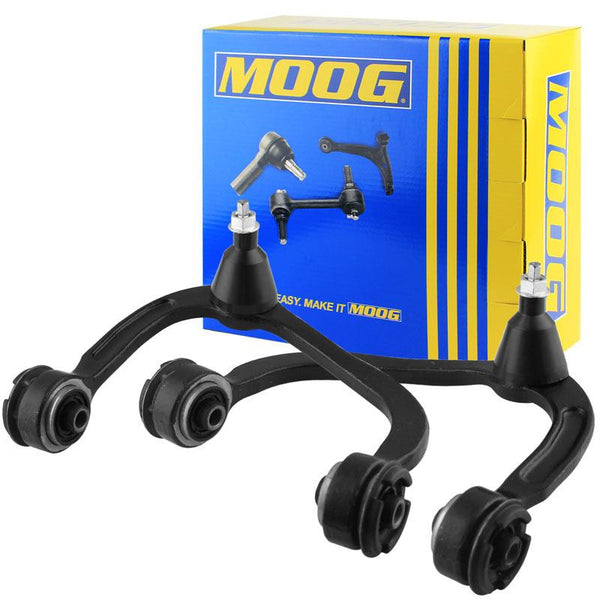 Bras de suspension complets avec rotule + silentblocs Neufs MOOG ES80306/ES80308