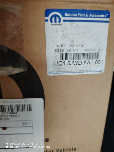 RETROVISEUR EXTERIEUR GAUCHE MOPAR REF 7JQ15JWDAA RAM 1500 2022